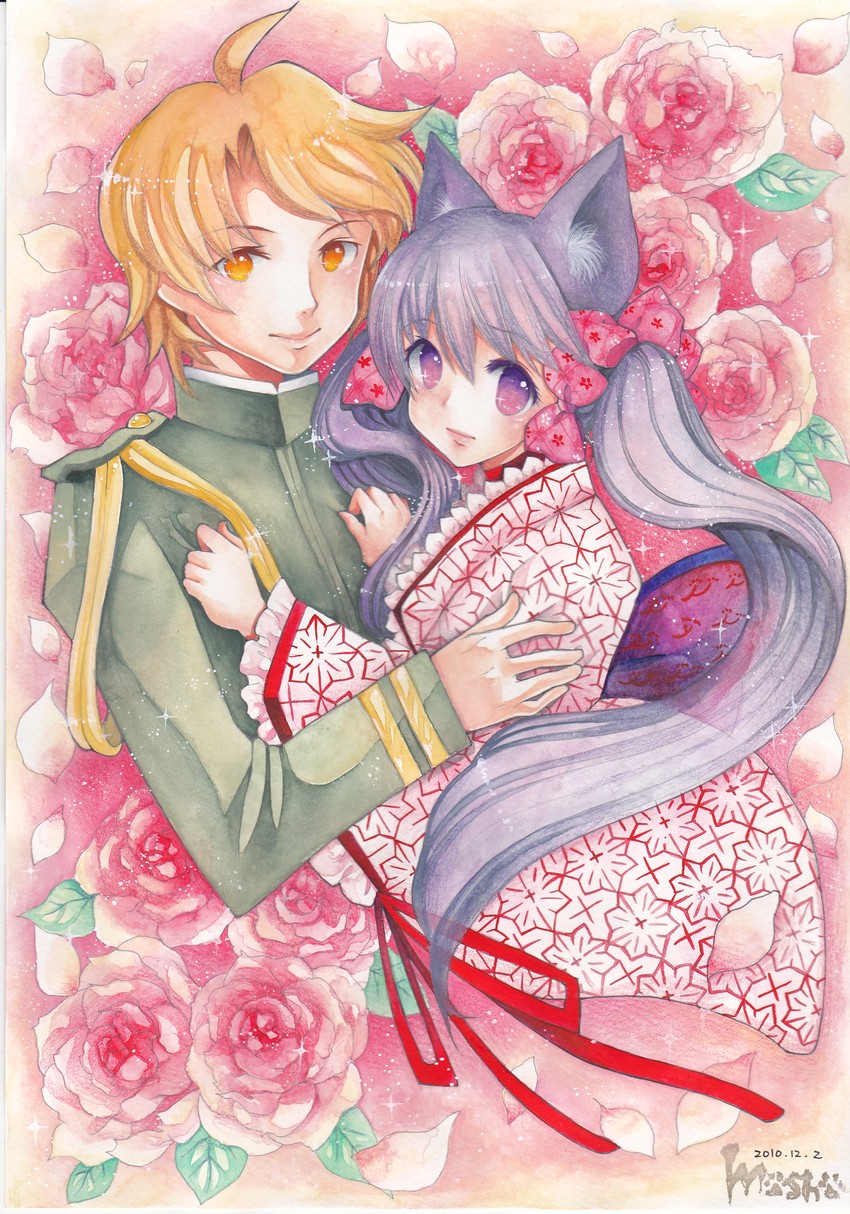 zakuro and agemaki kei (otome youkai zakuro) drawn by mosho