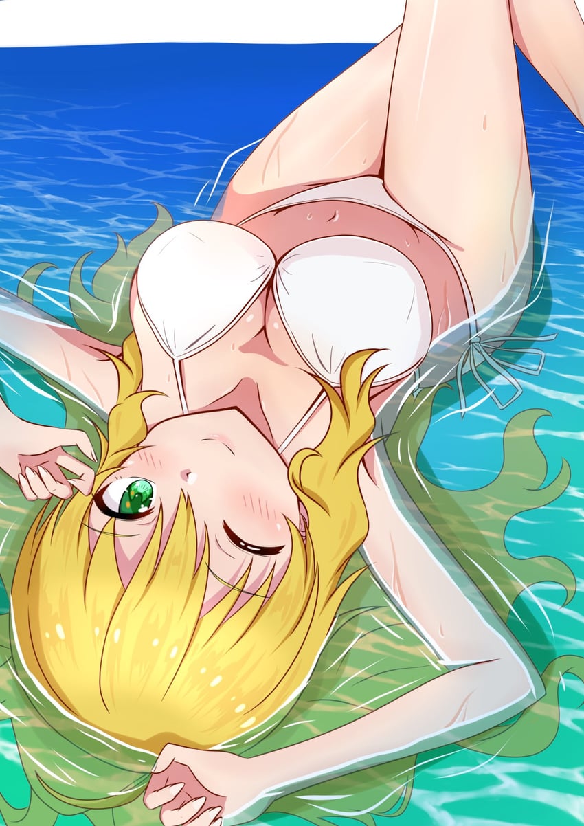 hoshii miki (idolmaster and 2 more) drawn by mimiu_p