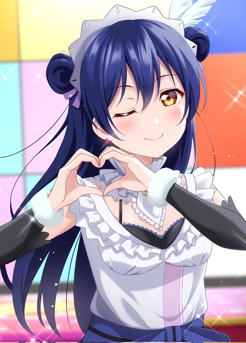 sonoda umi (love live! and 1 more) drawn by haruharo_(haruharo_7315)