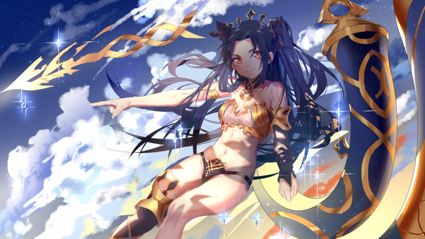 ishtar (fate and 1 more) drawn by qifenling_liumiao