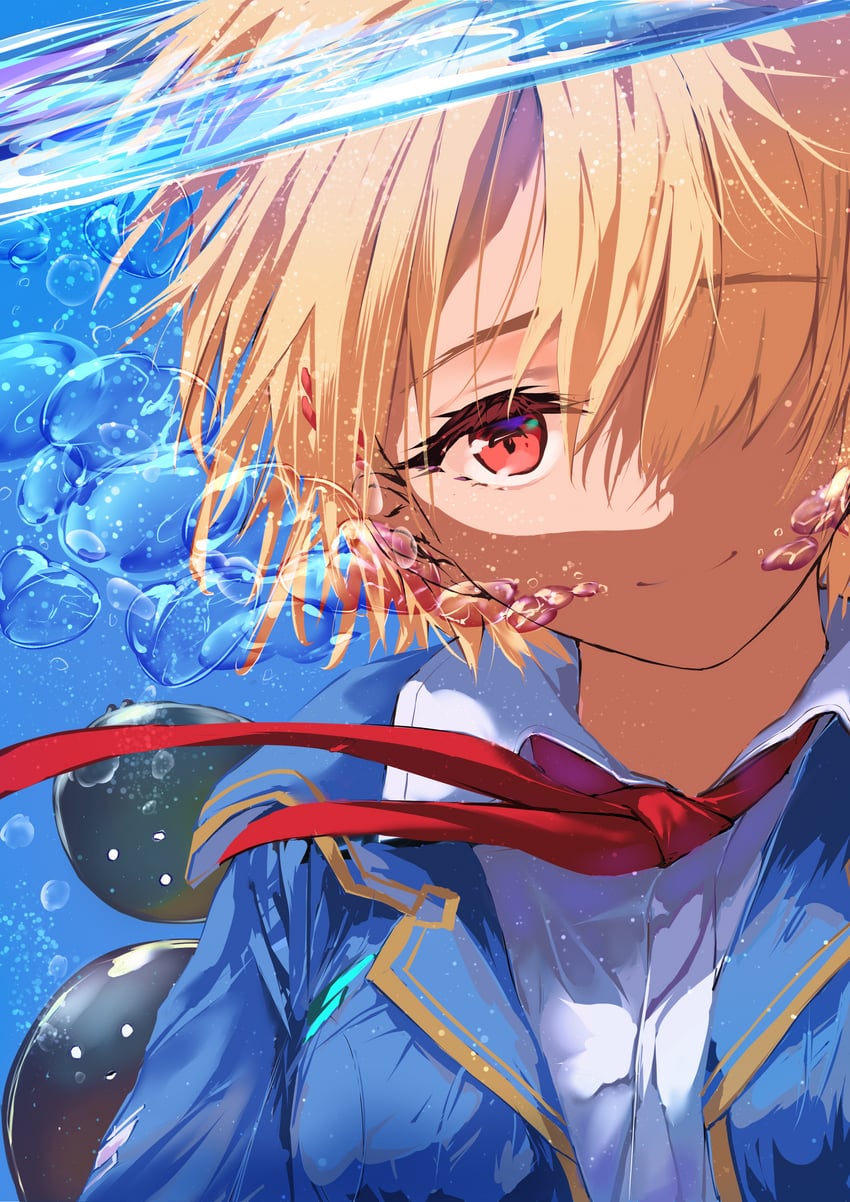 kayamori ruka and narvy (heaven burns red) drawn by fuuka_koji