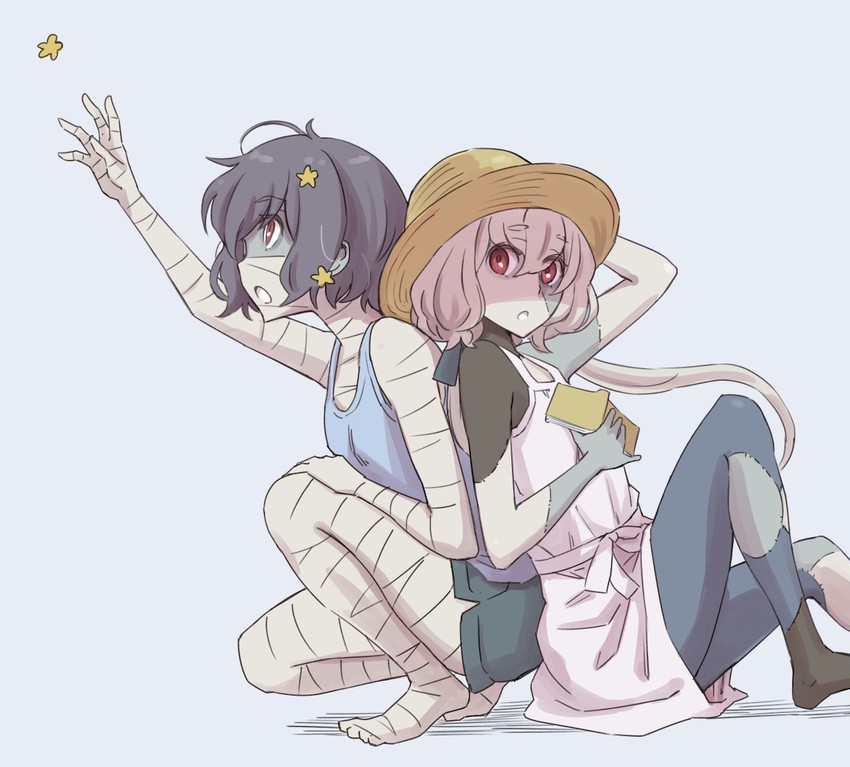konno junko and mizuno ai (zombie land saga) drawn by yamanori_(yamanori56)