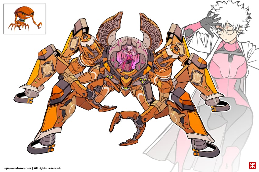 brainstorm (ben 10 and 1 more) drawn by apoloniodraws