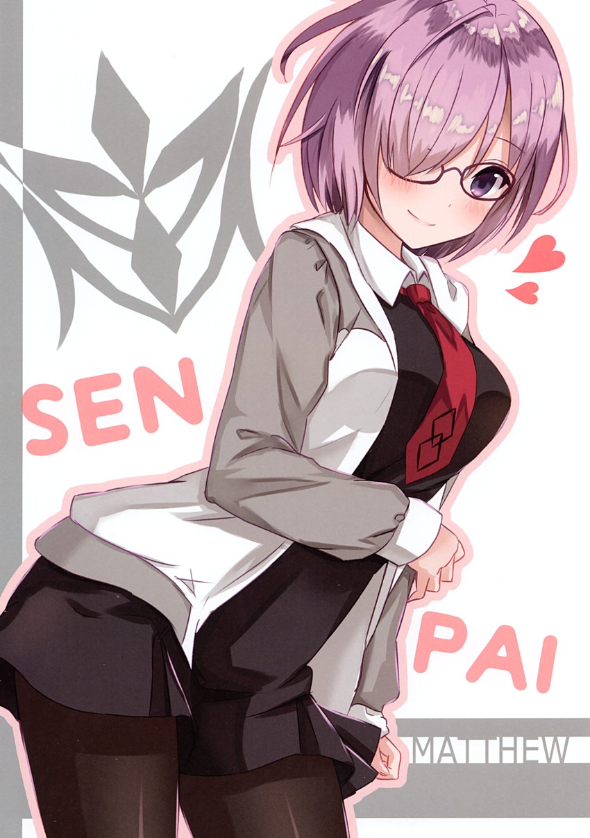 mash kyrielight (fate and 1 more) drawn by riichu