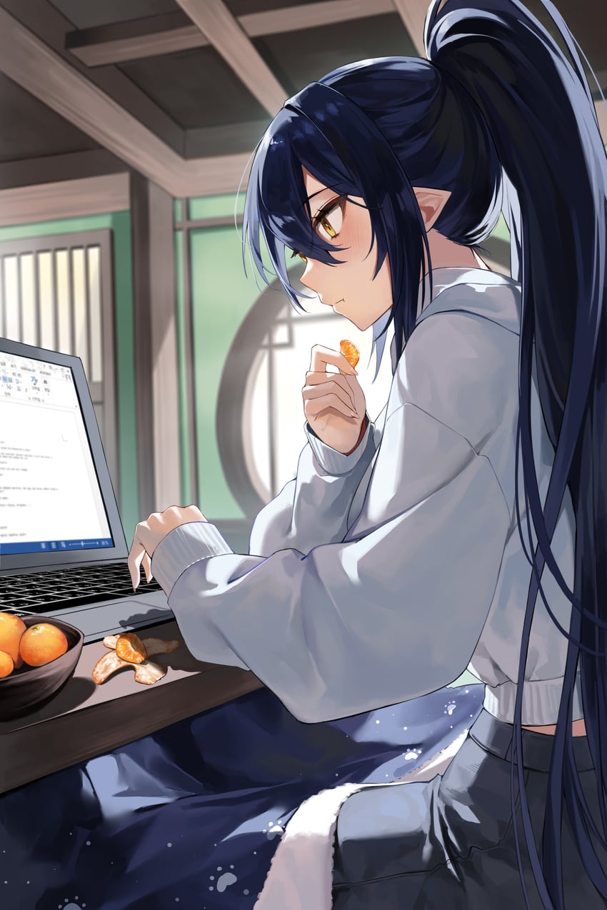nekota siori (original and 1 more) drawn by kuro_(rudyan0128)