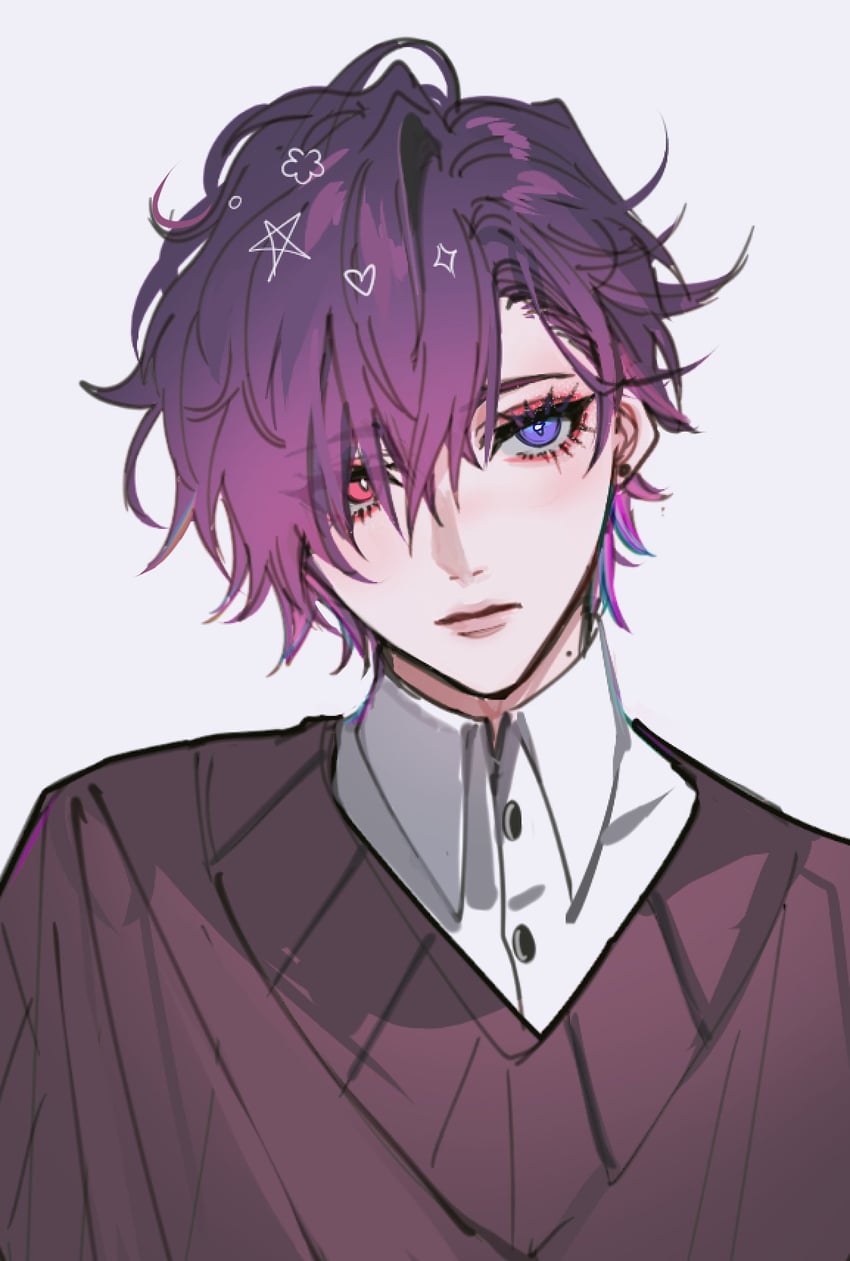 uki violeta (nijisanji and 1 more) drawn by kanishiima