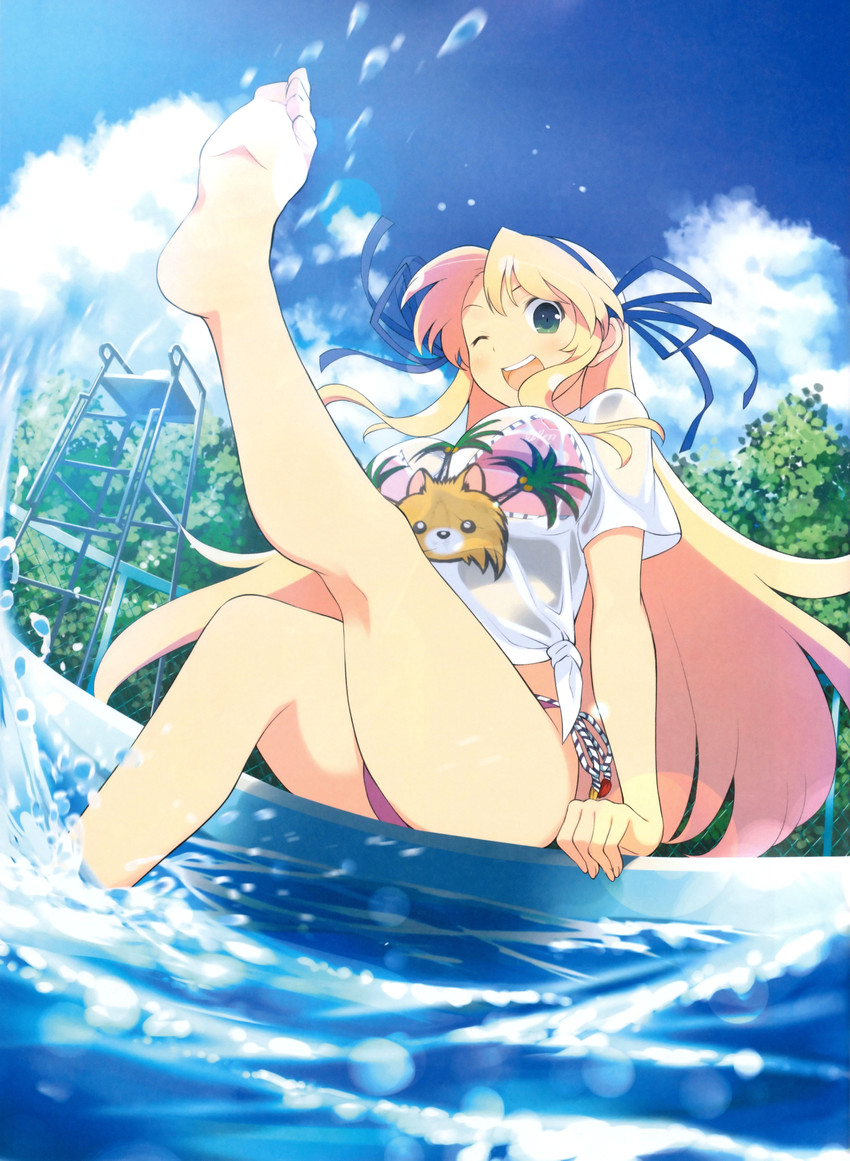 katsuragi (senran kagura and 1 more) drawn by yaegashi_nan