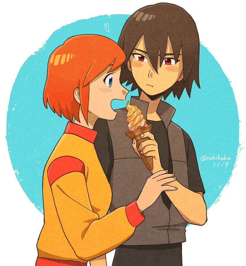 luna and kaoru (mujin wakusei survive) drawn by rakikoko