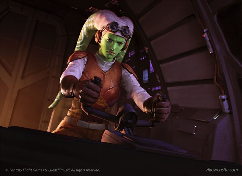 hera syndulla (star wars and 1 more) drawn by viko_menezes