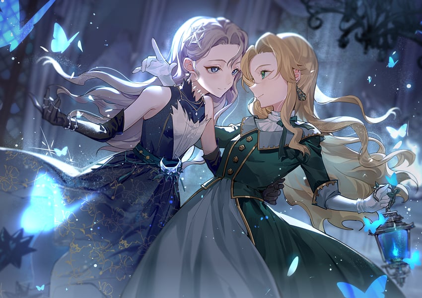 cassandra vole and protagonist (wizarding world and 2 more) drawn by yuzhi