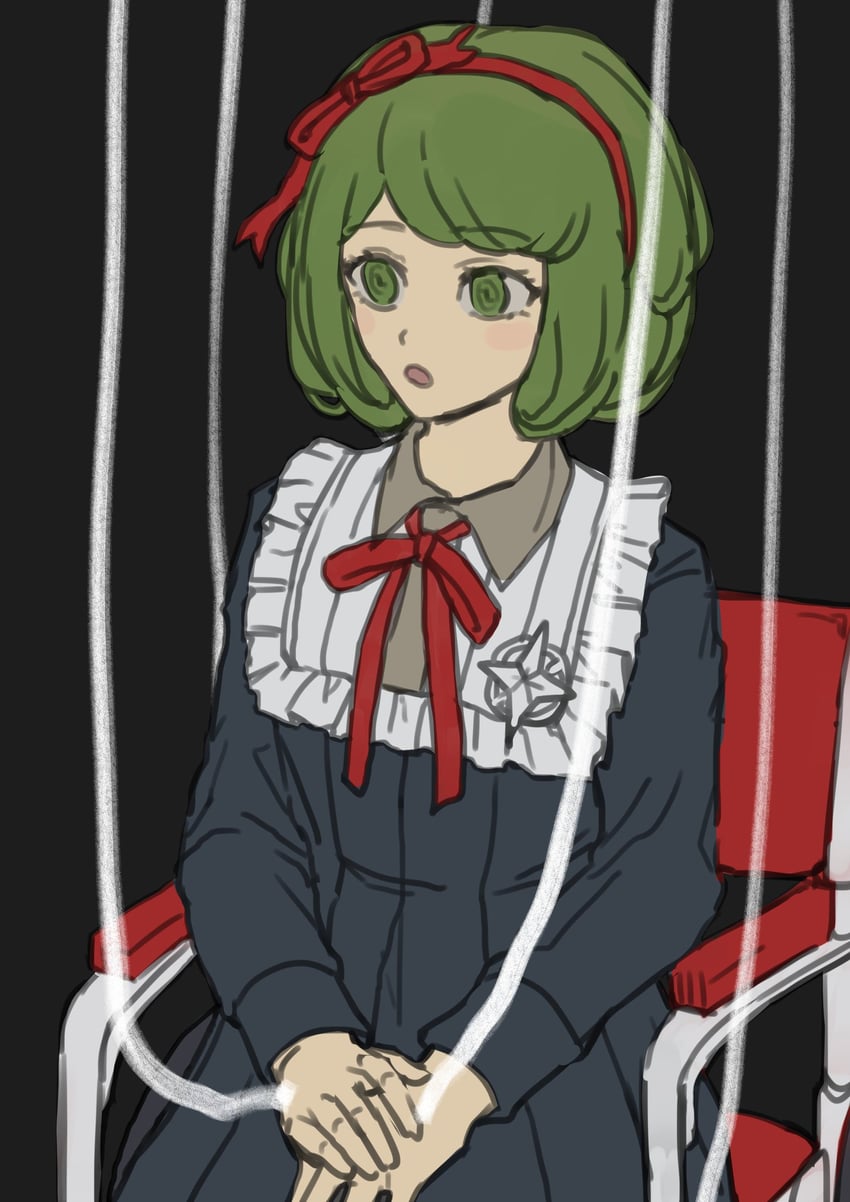 towa monaca (danganronpa and 1 more) drawn by hongye36