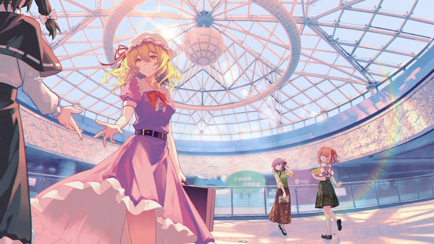 usami renko, maribel hearn, hieda no akyuu, and motoori kosuzu (touhou) drawn by minuo