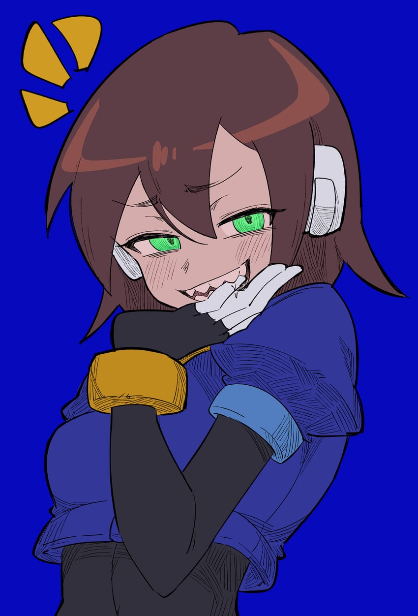 aile (mega man and 1 more) drawn by buzzlyears