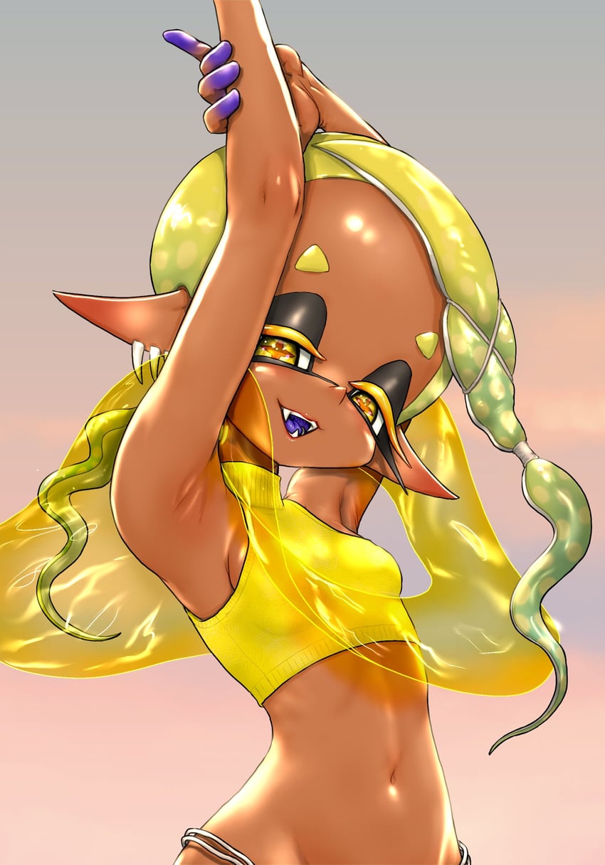 frye (splatoon and 1 more) drawn by koharu2.5
