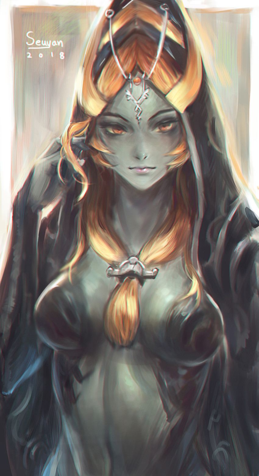midna (the legend of zelda and 1 more) drawn by seuyan