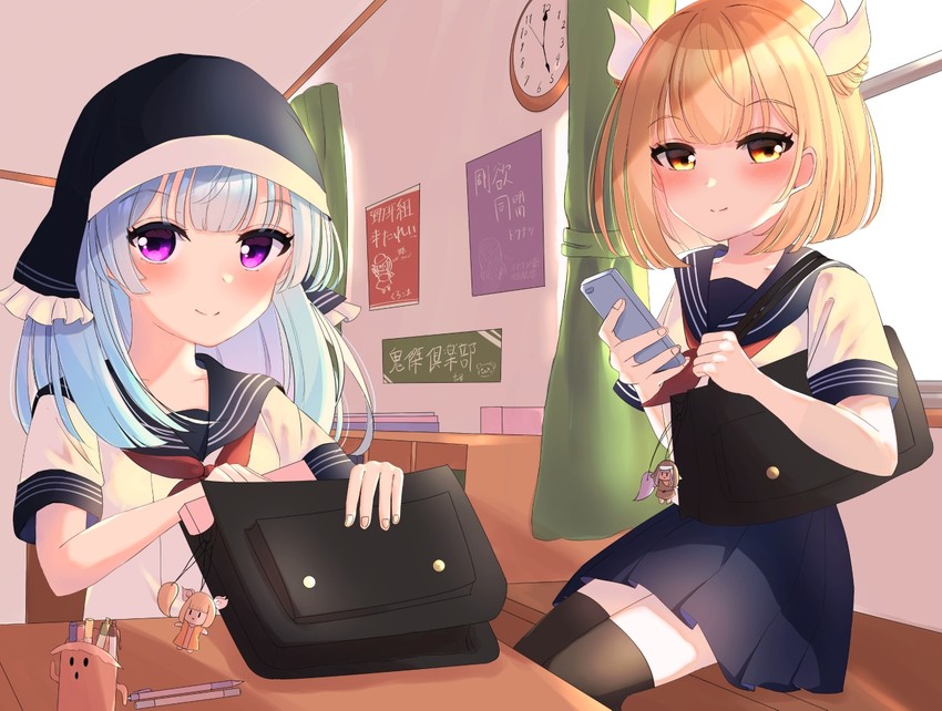 haniyasushin keiki and joutouguu mayumi (touhou) drawn by aun_(old_dorothy)