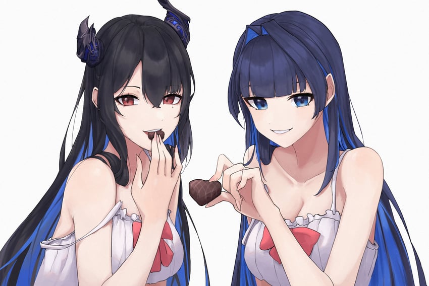 ouro kronii and nerissa ravencroft (hololive and 1 more) drawn by otakuun_z6
