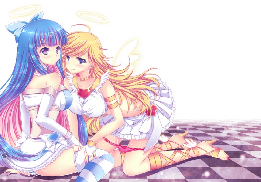 stocking and panty (panty & stocking with garterbelt) drawn by murasakio