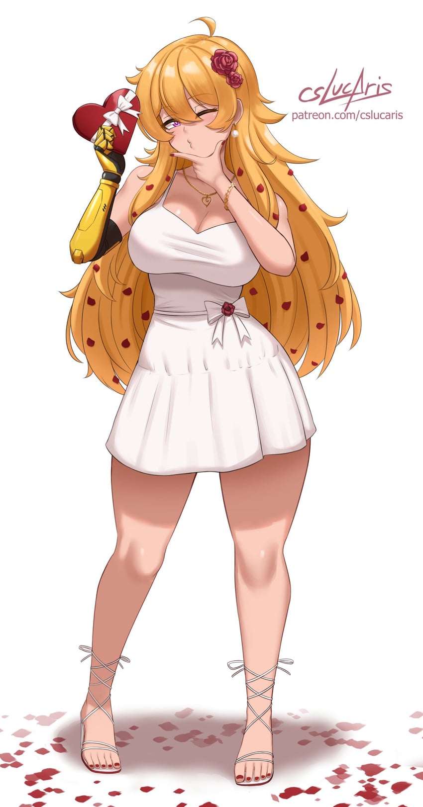 yang xiao long (rwby) drawn by cslucaris