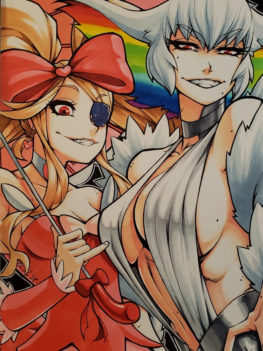 harime nui and kiryuuin ragyou (kill la kill) drawn by jgeorgedrawz