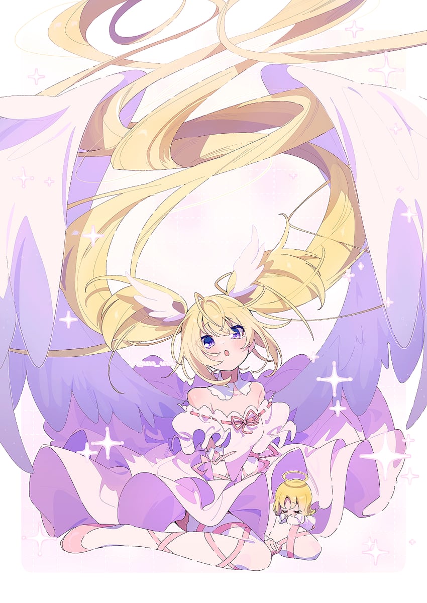 hoshina utau, seraphic charm, and el (shugo chara!) drawn by serizawa_serizane