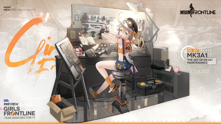 mk3a1 (girls' frontline) drawn by namyo