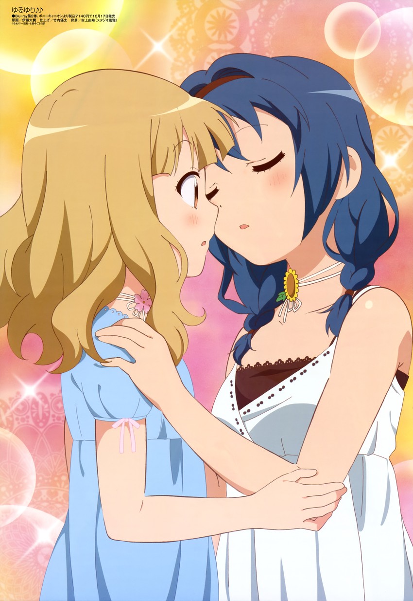 oomuro sakurako and furutani himawari (yuruyuri and 1 more) drawn by itou_tsubasa_(artist)