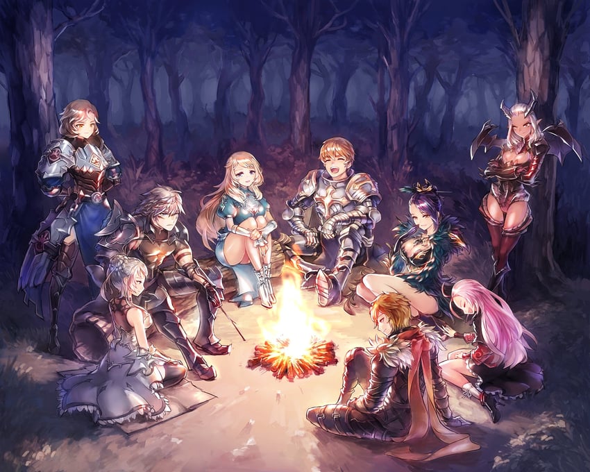 frey, cleo, chase, roi, clause, and 4 more (king's raid)
