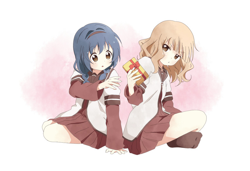 oomuro sakurako and furutani himawari (yuruyuri) drawn by toma_(shinozaki)