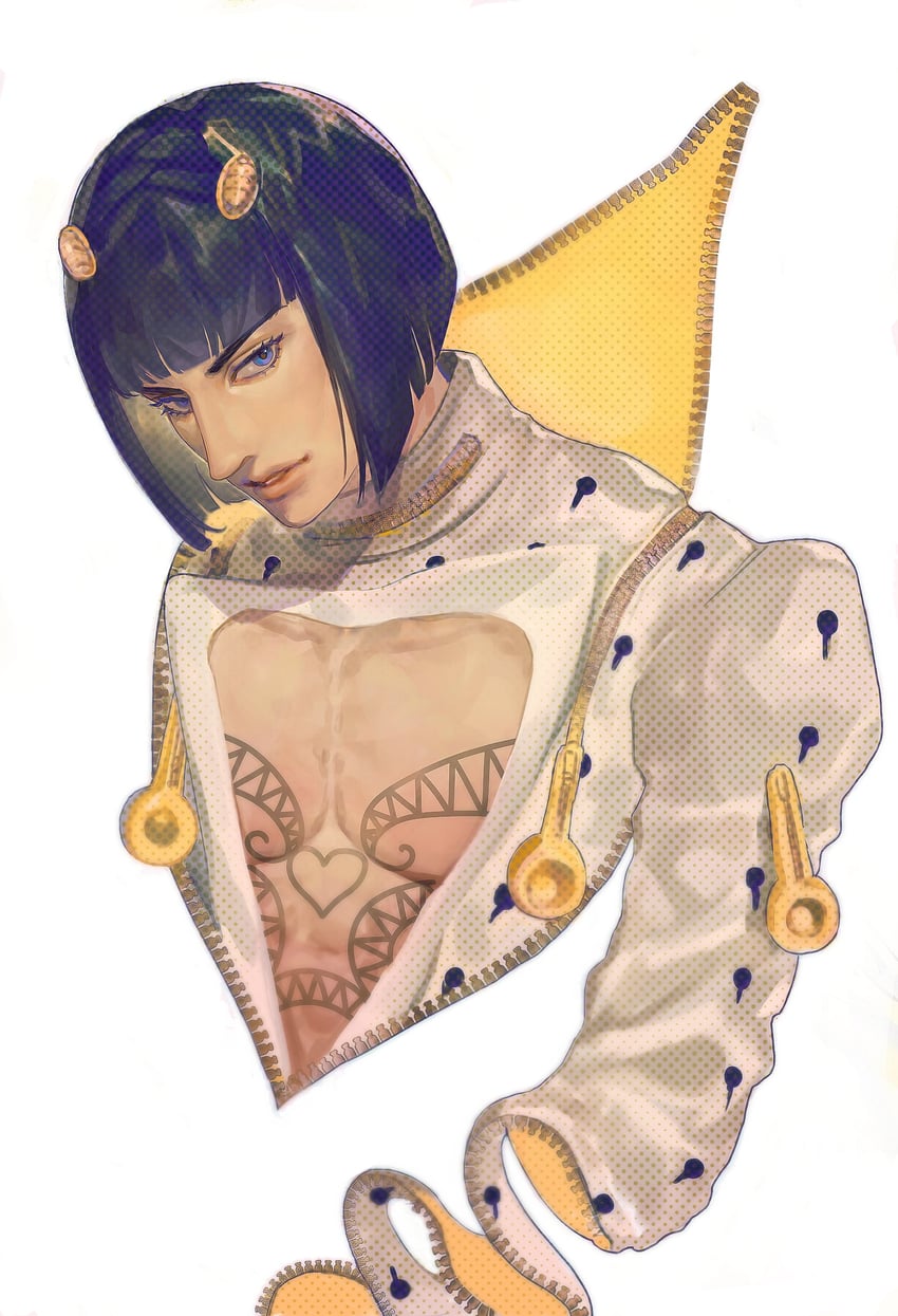 bruno bucciarati (jojo no kimyou na bouken and 1 more) drawn by morio_oku