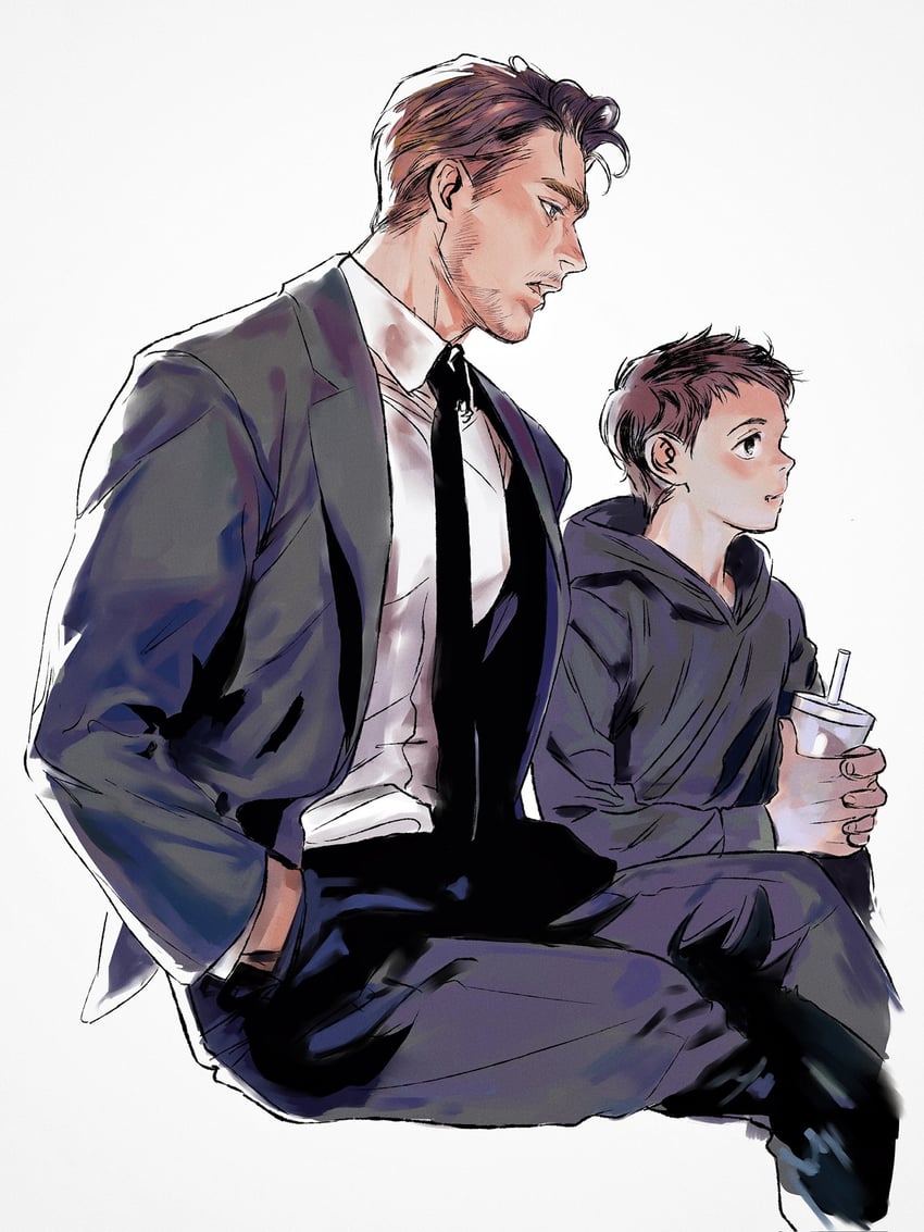 steve rogers and tony stark (marvel and 1 more) drawn by malkogromit