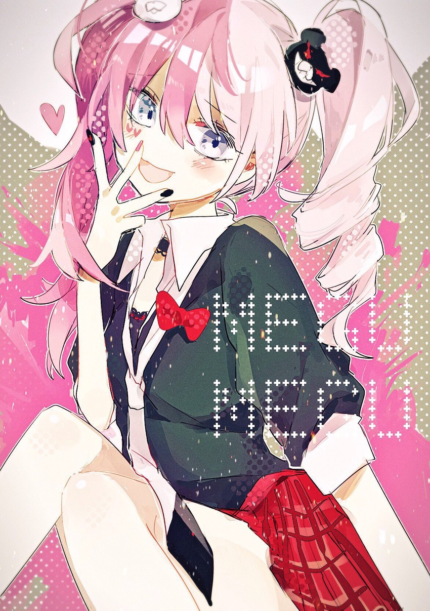 enoshima junko and megumegu (danganronpa and 2 more) drawn by kino-cands