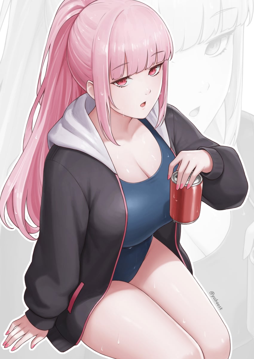 mori calliope (hololive and 1 more) drawn by yubaest