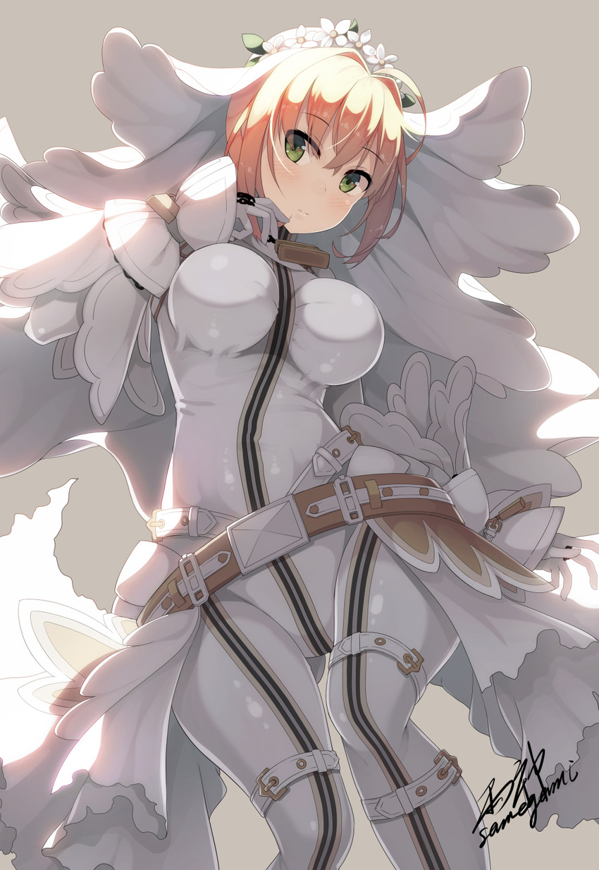 nero claudius (fate and 2 more) drawn by samegami