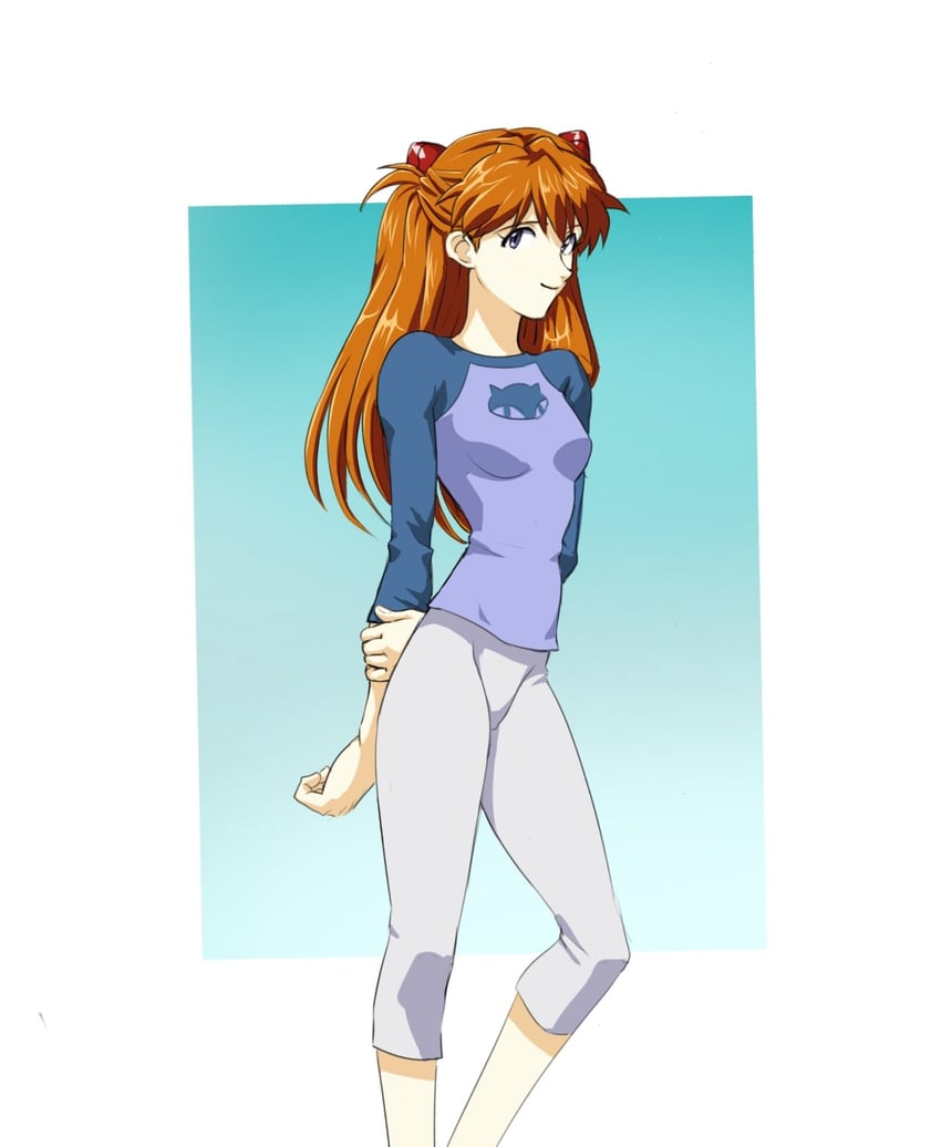 souryuu asuka langley and gwen tennyson (neon genesis evangelion and 1 more) drawn by amondetauro