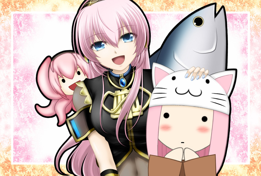 megurine luka and takoluka (vocaloid and 1 more) drawn by kuromayu