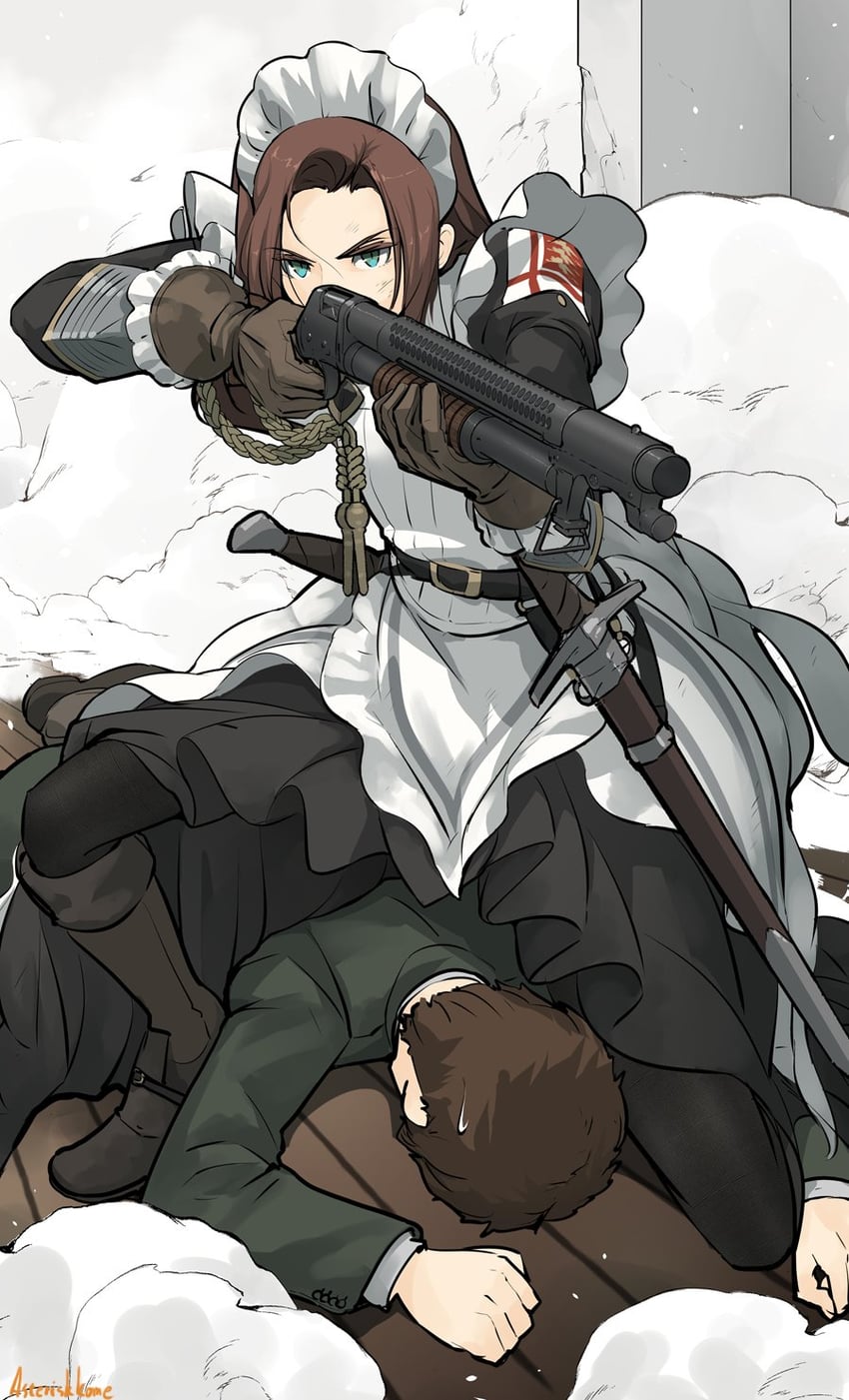 gina wallace (heroes of order) drawn by asterisk_kome