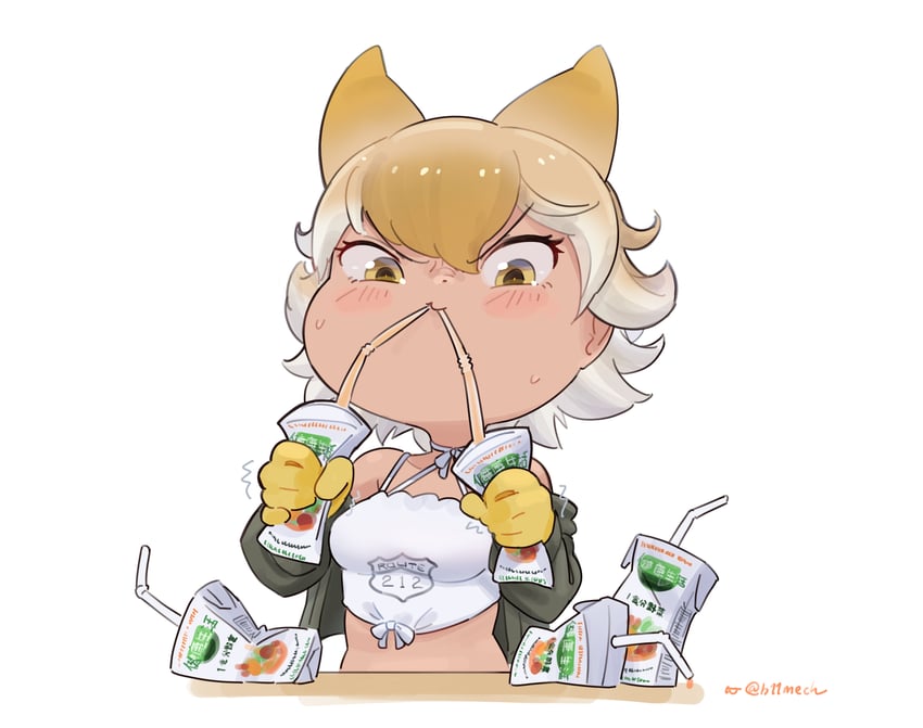 coyote (kemono friends and 1 more) drawn by beleven