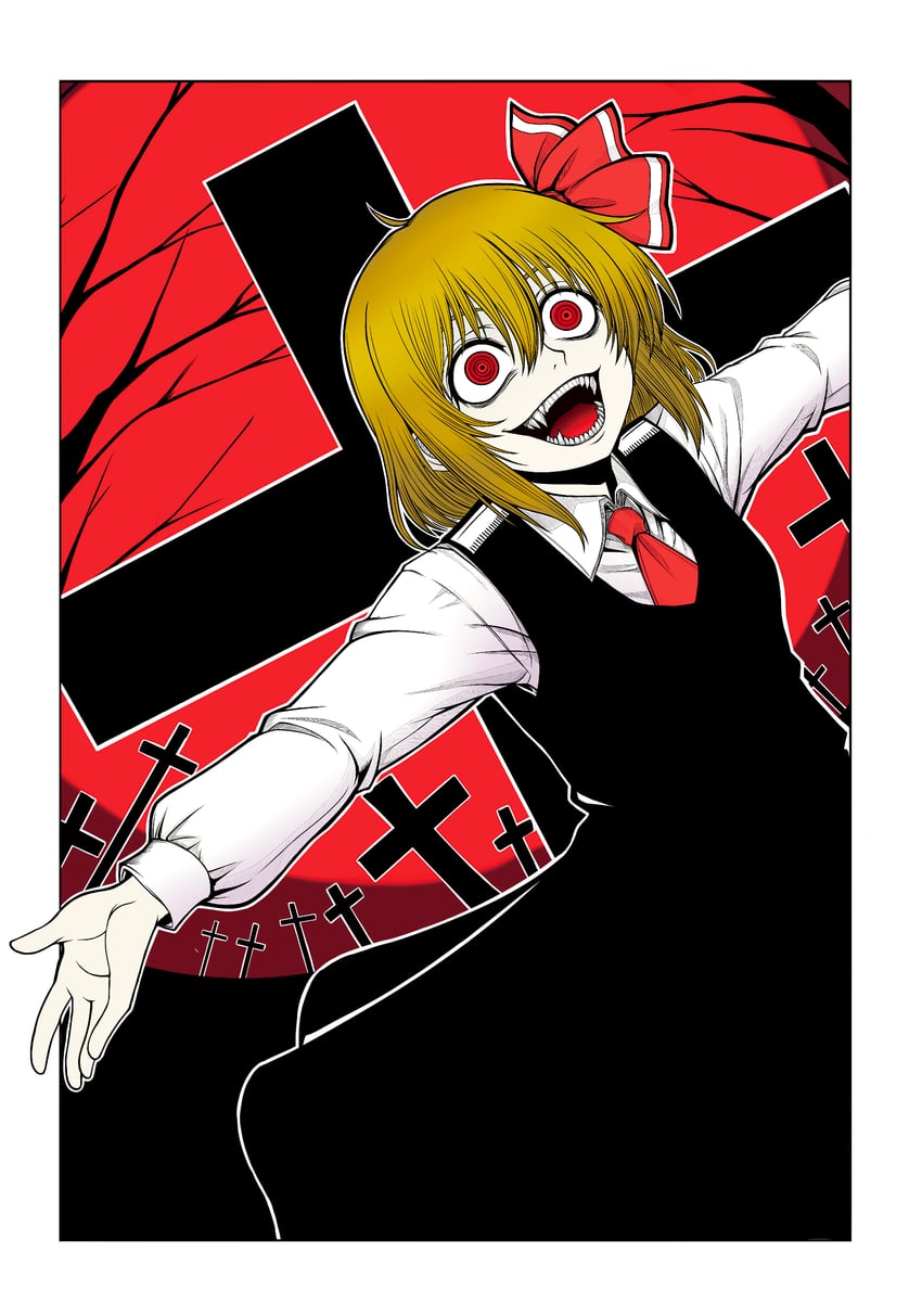 rumia (touhou) drawn by ryoan_(voyagehermitage)