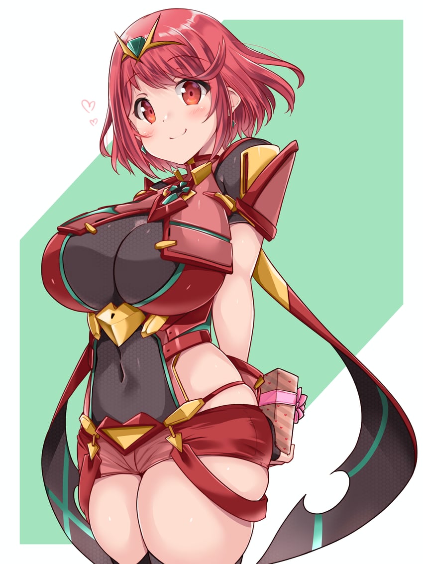 pyra (xenoblade chronicles and 1 more) drawn by kurokaze_no_sora