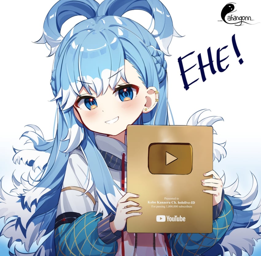 kobo kanaeru (hololive and 1 more) drawn by cahangonn