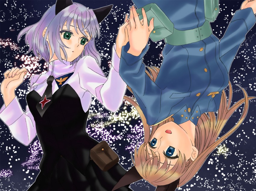 sanya v. litvyak and eila ilmatar juutilainen (world witches series and 1 more) drawn by saki28
