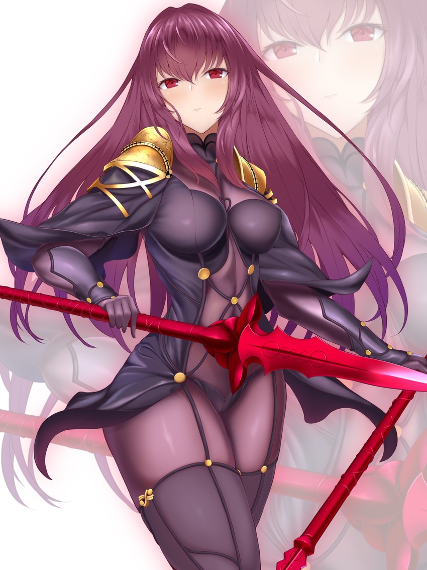 scathach (fate and 1 more) drawn by numaguro_(tomokun0808)