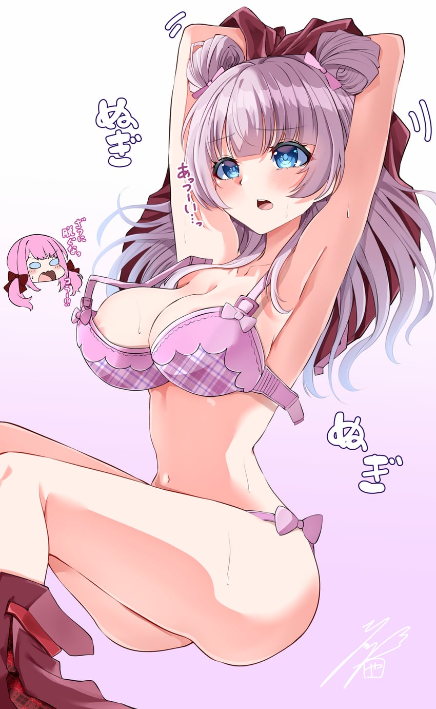 sadamori himeka and tamba akari (assault lily) drawn by ya-man