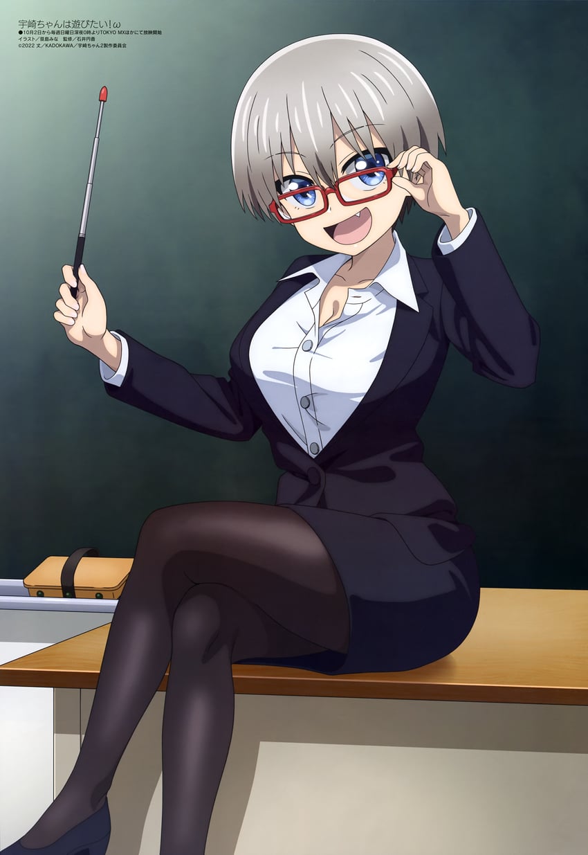 uzaki hana (megami magazine and 1 more) drawn by sasajima_mina