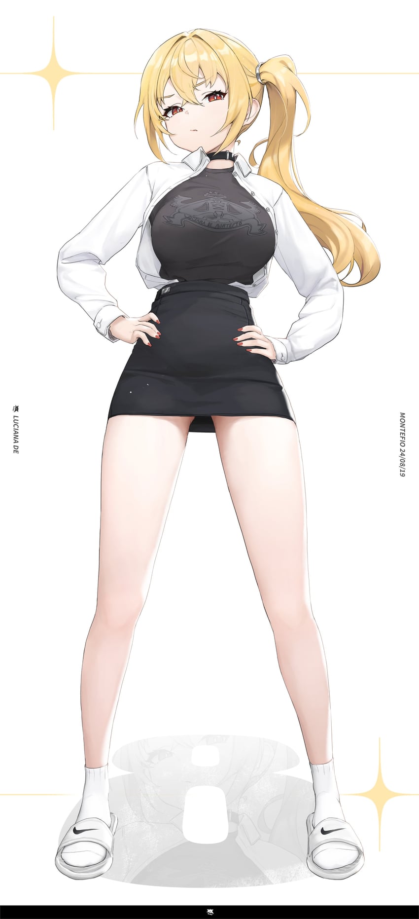 luciana de montefio (zenless zone zero) drawn by youngjoo_kjy