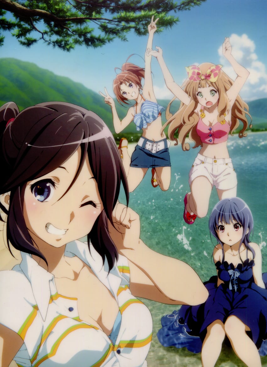 yoroizuka mizore, kasaki nozomi, nakagawa natsuki, and yoshikawa yuuko (hibike! euphonium) drawn by ikeda_shouko