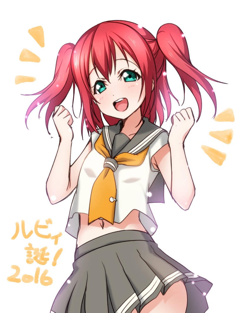 kurosawa ruby (love live! and 1 more) drawn by yu-ta