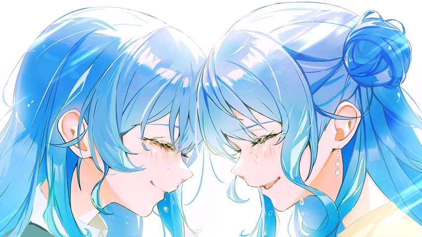 hoshimachi suisei (hololive and 1 more) drawn by aya02ka
