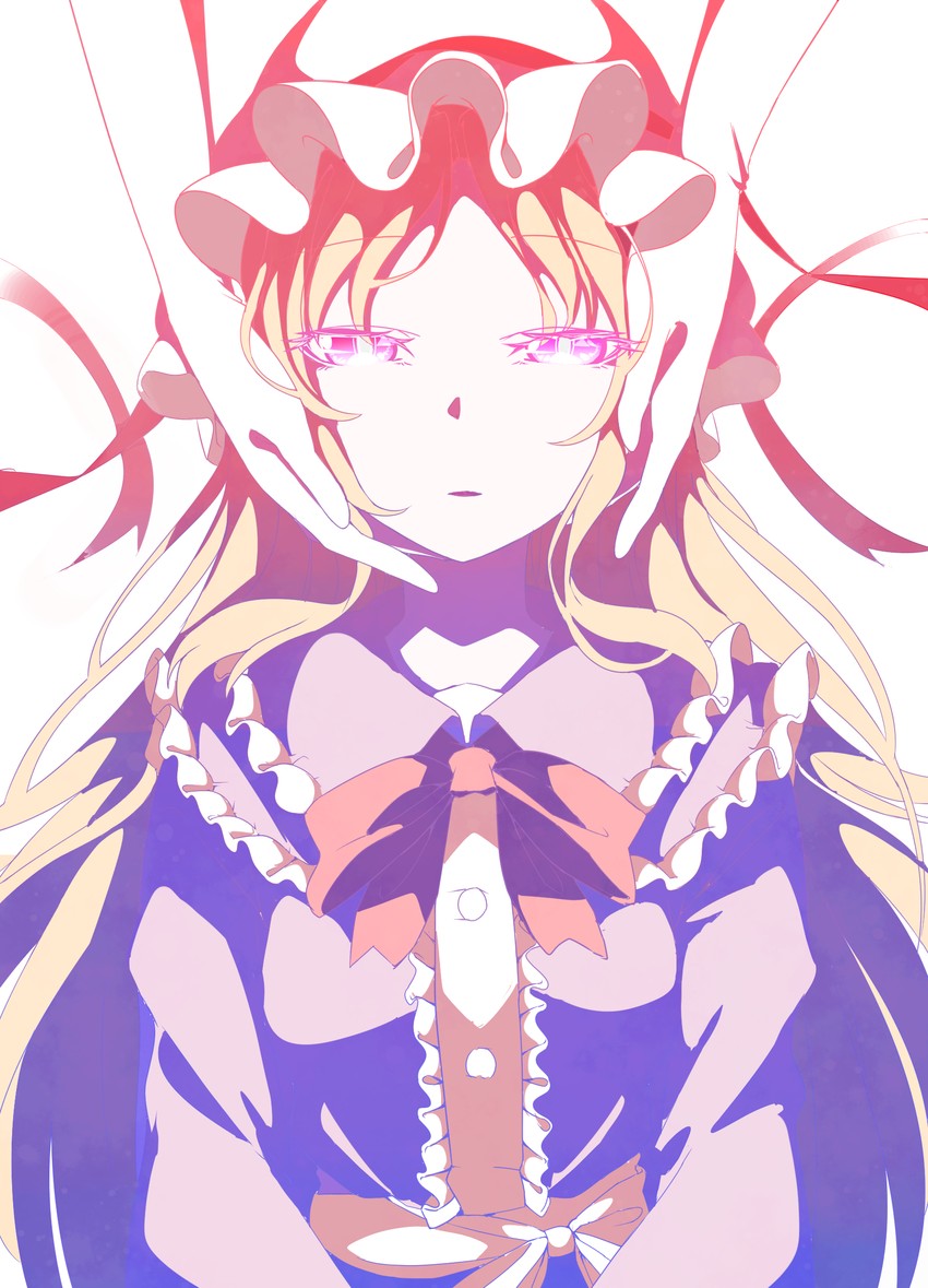 yakumo yukari and maribel hearn (touhou) drawn by gokuu_(acoloredpencil)
